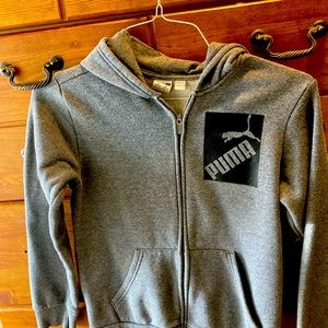 Zip up Puma boys hoodie